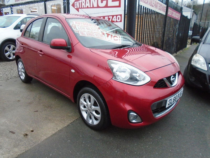 Nissan Micra 1.2L Acenta CVT Hatchback 5dr Petrol Automatic Euro 6 (79 bhp) 5dr Automatic 2026