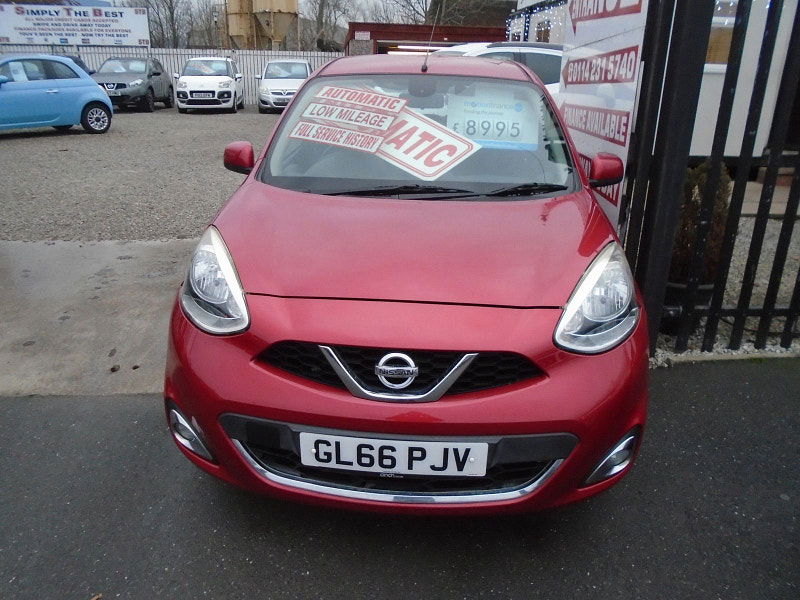 Nissan Micra 1.2L Acenta CVT Hatchback 5dr Petrol Automatic Euro 6 (79 bhp) 5dr Automatic 2026