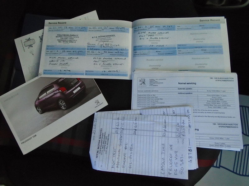 Peugeot 108 1.0L Active Hatchback 5dr Petrol Manual Euro 6 (68 bhp) 5dr Manual 2025