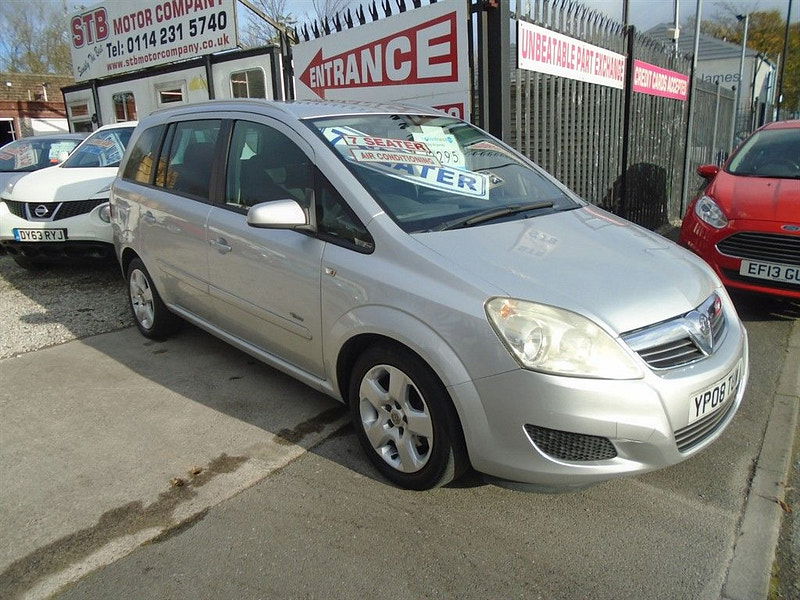 Vauxhall Zafira 1.6L Breeze MPV 5dr Petrol Manual Euro 4 (105 bhp) 5dr Manual 2025