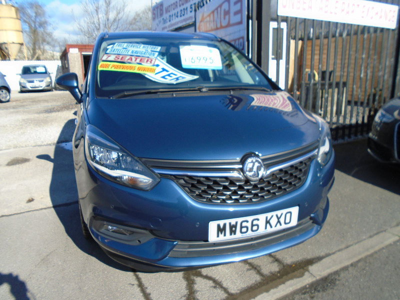 Vauxhall Zafira Tourer 1.4i Turbo SRi Nav MPV 5dr Petrol Manual Euro 6 (140 ps) 5dr Manual 2026