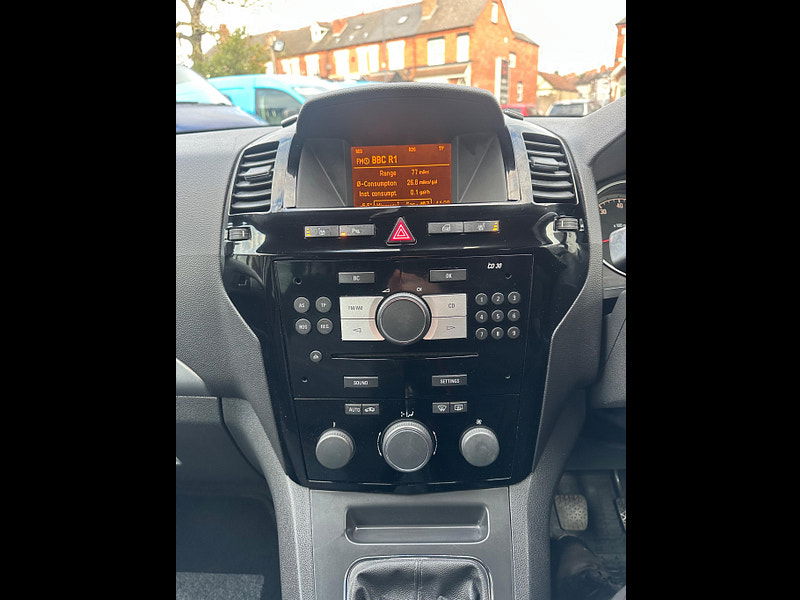 Vauxhall Zafira 1.6 16V Design Euro 5 5dr (SNav) 5dr Manual 2026