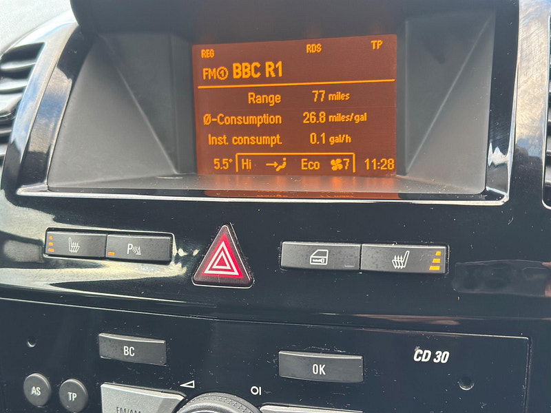 Vauxhall Zafira 1.6 16V Design Euro 5 5dr (SNav) 5dr Manual 2026