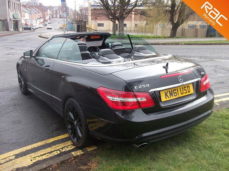 Mercedes-Benz E-Class 2.1L E250 Sport CDi BlueEfficiency Auto Convertible 2dr Diesel Automatic Euro 5 (204 bhp) 2dr Automatic 2025