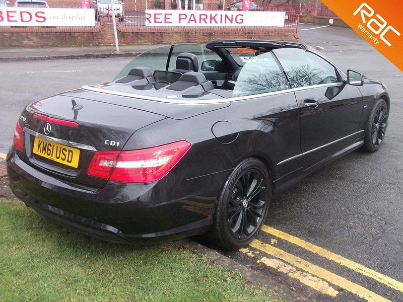 Mercedes-Benz E-Class 2.1L E250 Sport CDi BlueEfficiency Auto Convertible 2dr Diesel Automatic Euro 5 (204 bhp) 2dr Automatic 2025