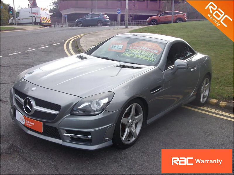 Mercedes-Benz SLK 2.1L 250 AMG Sport CDi BlueEfficiency Auto Convertible 2dr Diesel Automatic Euro 5 (204 bhp) 2dr Automatic 2025