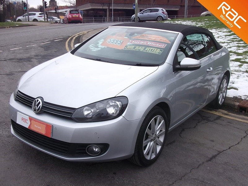 Volkswagen Golf 1.6L SE BlueMotion Technology TDI Convertible 2dr Diesel Manual Euro 5 (104 bhp) 2dr Manual 2025