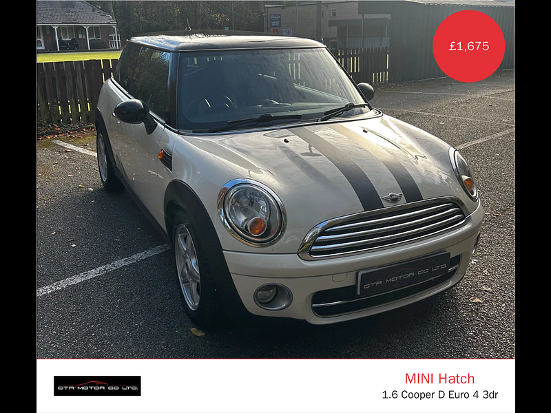MINI Hatch 1.6 Cooper D Euro 4 3dr 3dr Manual 2026