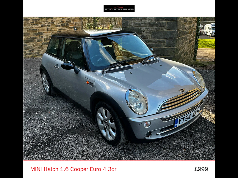 MINI Hatch 1.6 Cooper Euro 4 3dr 3dr Manual 2026