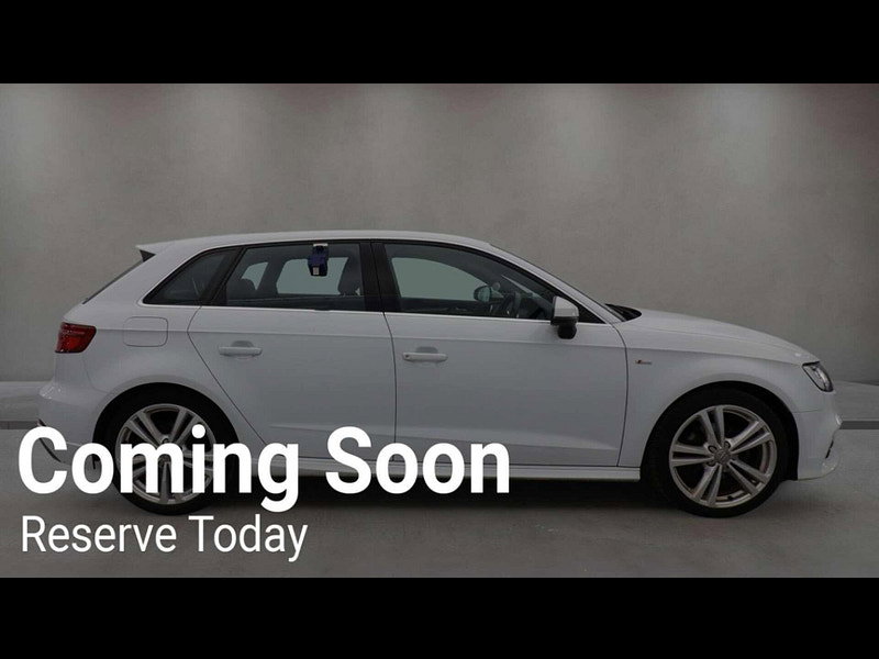Audi A3 1.4 A3 Sportback S Line TFSI 5dr 5dr Manual 2026
