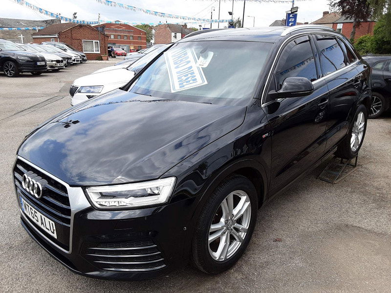 Audi Q3 2.0 TDI S Line 5dr (FULL LEATHER+SAT NAV+REVERSE CAMERA+GLASS ROOF) 5dr Manual 2026