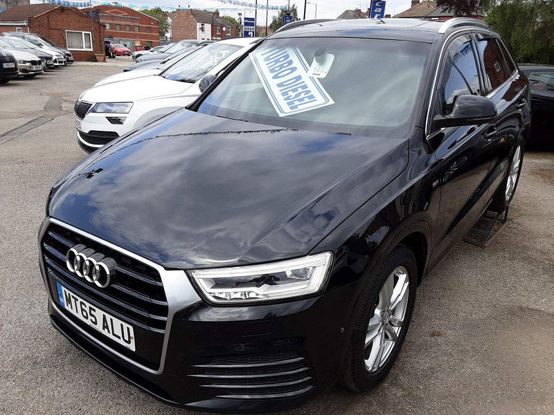 Audi Q3 2.0 TDI S Line 5dr (FULL LEATHER+SAT NAV+REVERSE CAMERA+GLASS ROOF) 5dr Manual 2026