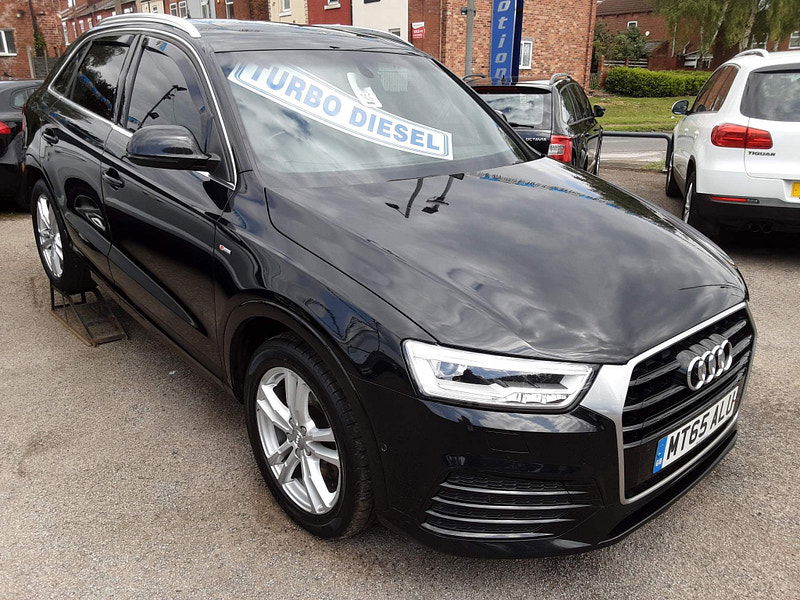 Audi Q3 2.0 TDI S Line 5dr (FULL LEATHER+SAT NAV+REVERSE CAMERA+GLASS ROOF) 5dr Manual 2026