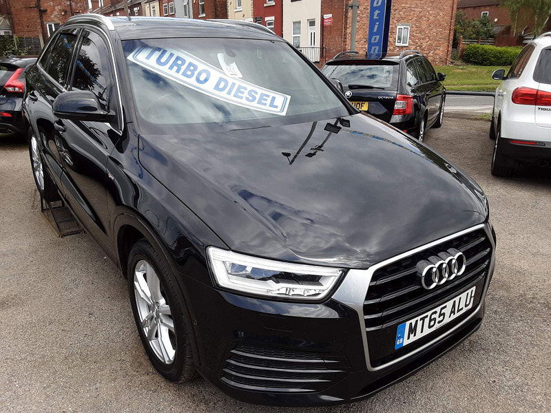 Audi Q3 2.0 TDI S Line 5dr (FULL LEATHER+SAT NAV+REVERSE CAMERA+GLASS ROOF) 5dr Manual 2026