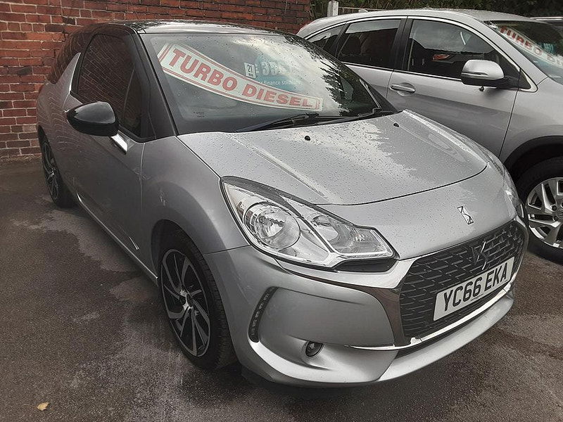 DS Automobiles DS 3 1.6 BlueHDi Elegance Euro 6 (s/s) 3dr 3dr Manual 2025