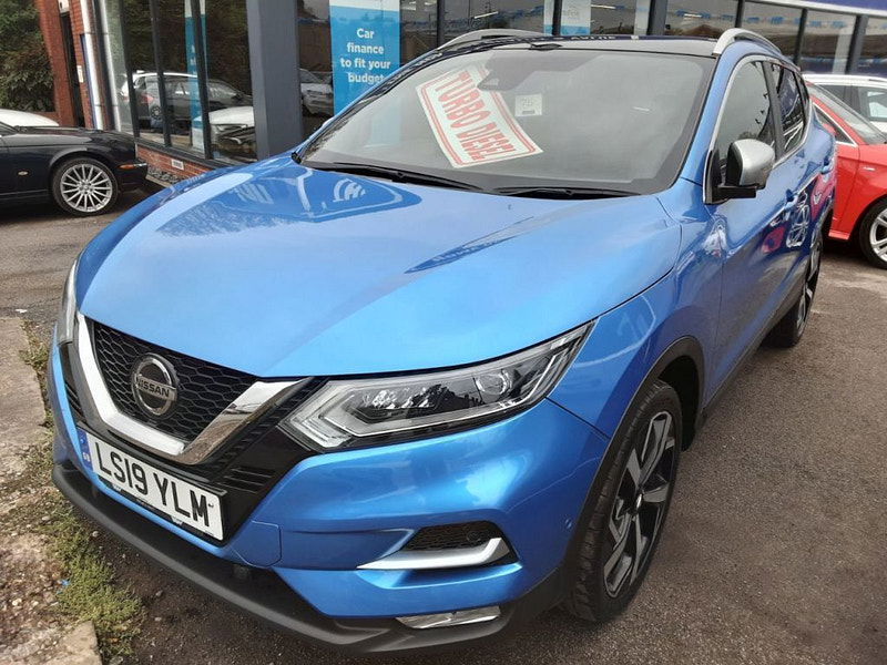 Nissan Qashqai 1.5 dCi 115 Tekna+ 5dr (FULL LEATHER+SAT NAV+GLASS ROOF+REVERSE CAMERA) 5dr Manual 2025
