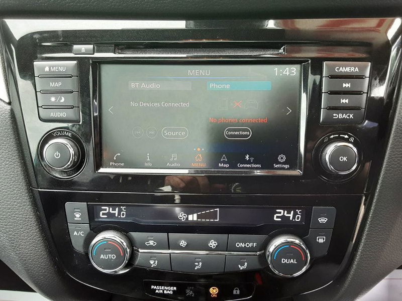 Nissan Qashqai 1.5 dCi 115 Tekna+ 5dr (FULL LEATHER+SAT NAV+GLASS ROOF+REVERSE CAMERA) 5dr Manual 2025