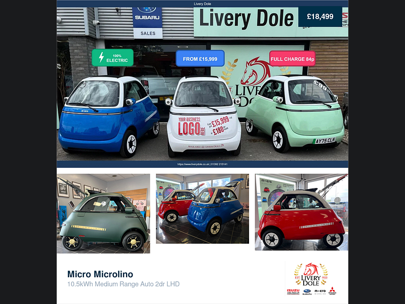 Used Micro Microlino in Exeter, Devon