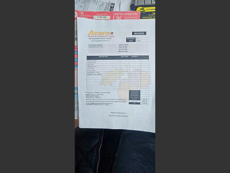 Ford Transit 2.0 350 EcoBlue RWD L3 H3 Euro 6 5dr 5dr Manual 2025