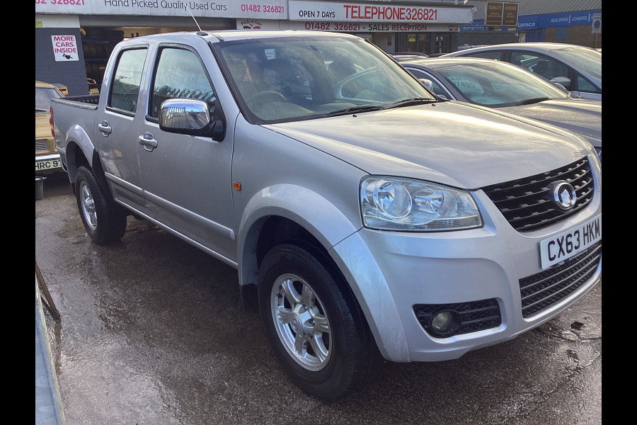 2013 Great Wall Steed 2.0L TD S 4X4 DCB Diesel Manual Euro 5 (141 bhp)