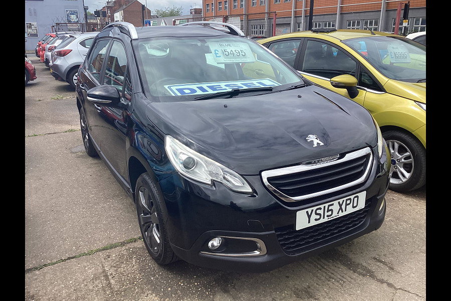 2015 Peugeot 2008 1.4L Active HDi SUV 5dr Diesel Manual Euro 6 (68 bhp)