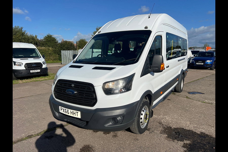 2017 Ford Transit 2.2 TDCi 460 HDT Minibus 5dr Diesel Manual L4 H3 (17 seats) (196 g/km, 125 bhp)
