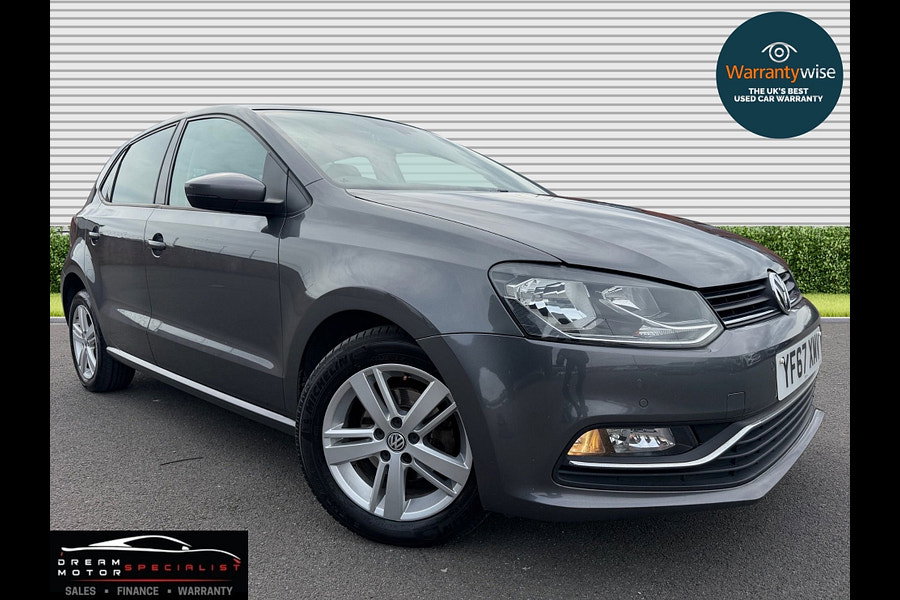 2017 Volkswagen Polo 1.0 Match Edition Hatchback 5dr Petrol Manual Euro 6 (s/s) (75 ps)