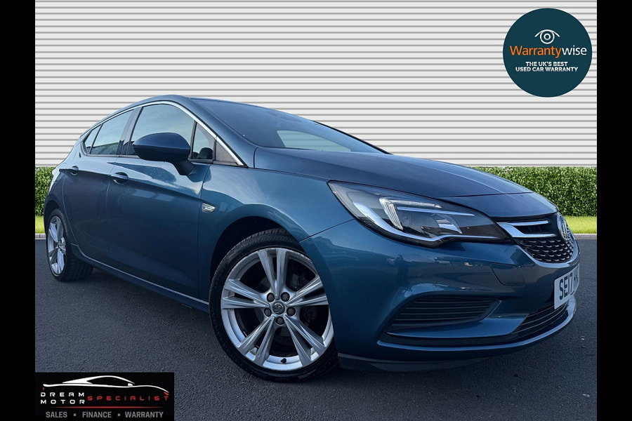 2017 Vauxhall Astra 1.6 CDTi ecoTEC BlueInjection SRi VX Line Nav Hatchback 5dr Diesel Manual Euro 6 (110 ps)