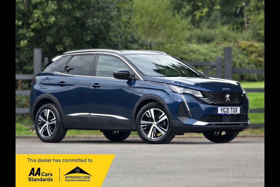 2021 Peugeot 3008 1.5 BlueHDi GT SUV 5dr Diesel Manual Euro 6 (s/s) (130 ps)