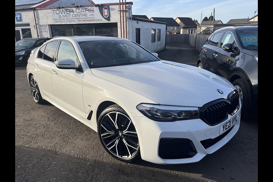 2021 BMW 5 Series 2.0 530e 12kWh M Sport Saloon 4dr Petrol Plug-in Hybrid Steptronic Euro 6 (s/s) (292 ps)
