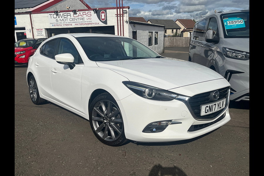 2017 Mazda Mazda3 2.0 SKYACTIV-G Sport Nav Hatchback 5dr Petrol Auto Euro 6 (s/s) (121 ps)