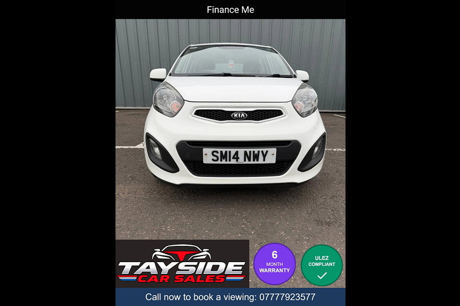 2014 Kia Picanto 1.0 1 Hatchback 5dr Petrol Manual Euro 5 (68 bhp)