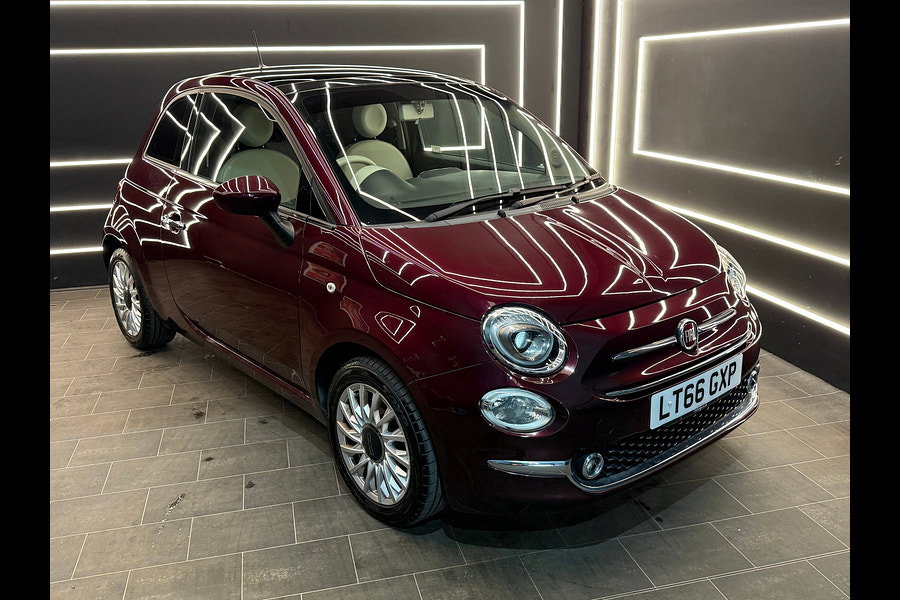 2016 Fiat 500 1.2 Lounge Hatchback 3dr Petrol Manual Euro 6 (s/s) (69 bhp)