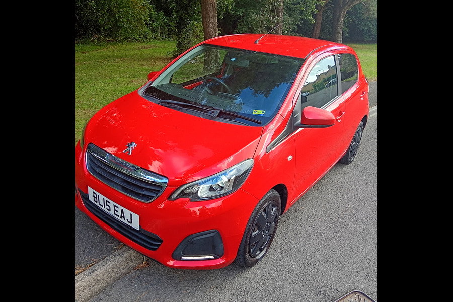 2015 Peugeot 108 1.0 Active Hatchback 5dr Petrol Manual Euro 6 (68 ps)