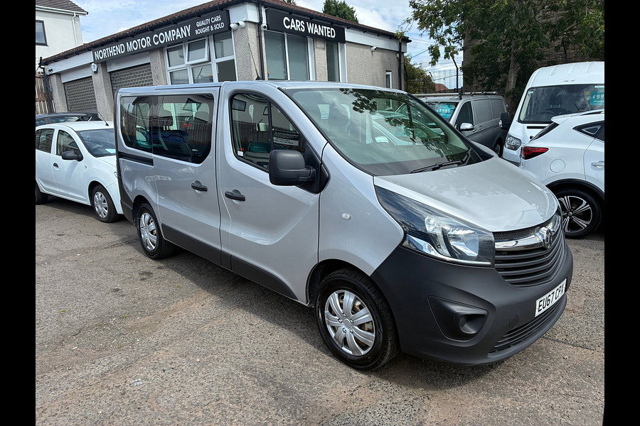 2017 Vauxhall Vivaro 1.6 CDTi 2900 BiTurbo ecoFLEX Combi Van Double Cab 5dr Diesel Manual L1 H1 Euro 6 (s/s) (9 Seat) (95 ps)