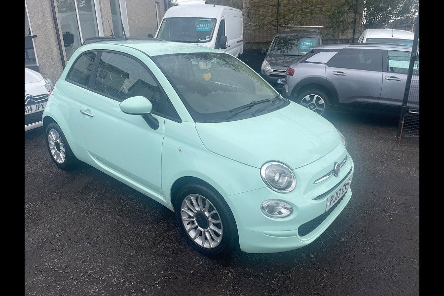 2017 Fiat 500 1.2 ECO Pop Star Hatchback 3dr Petrol Manual Euro 6 (s/s) (69 bhp)