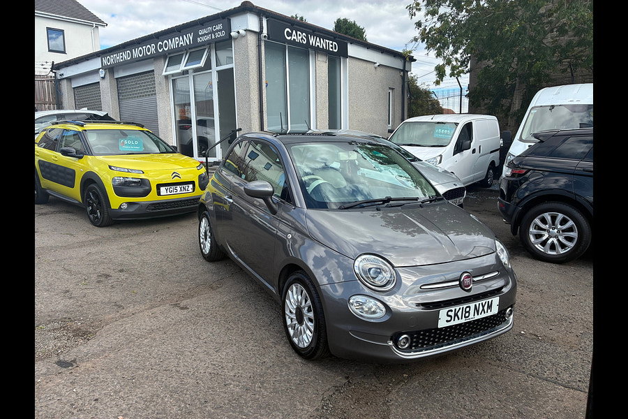 2018 Fiat 500 1.2 Lounge Hatchback 3dr Petrol Manual Euro 6 (s/s) (69 bhp)
