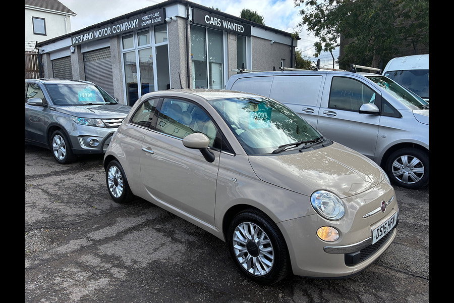 2015 Fiat 500 1.2 Pop Star Hatchback 3dr Petrol Manual Euro 6 (s/s) (69 bhp)