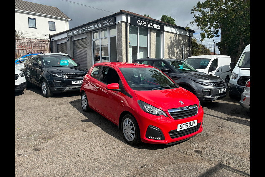 2016 Peugeot 108 1.0 Active Hatchback 3dr Petrol Manual Euro 6 (68 ps)