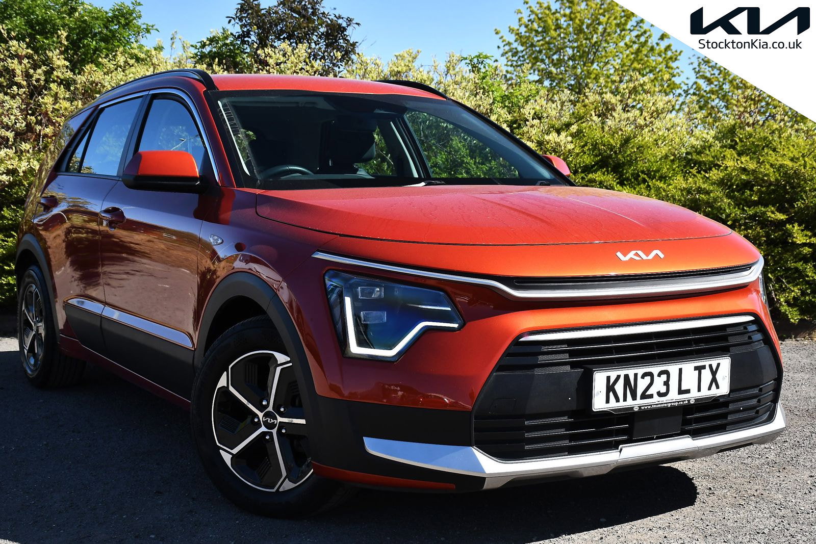 2023 Kia Niro 1.6h GDi 2 SUV 5dr Petrol Hybrid DCT Euro 6 (s/s) (139 bhp) for sale, exterior front view