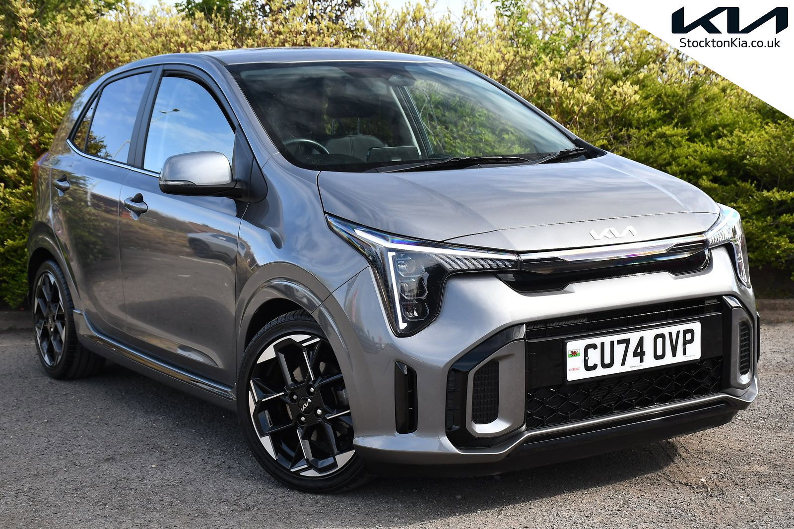 2024 Kia Picanto 1.0 GT-Line Hatchback 5dr Petrol AMT Euro 6 (s/s) (62 bhp) for sale, exterior front view
