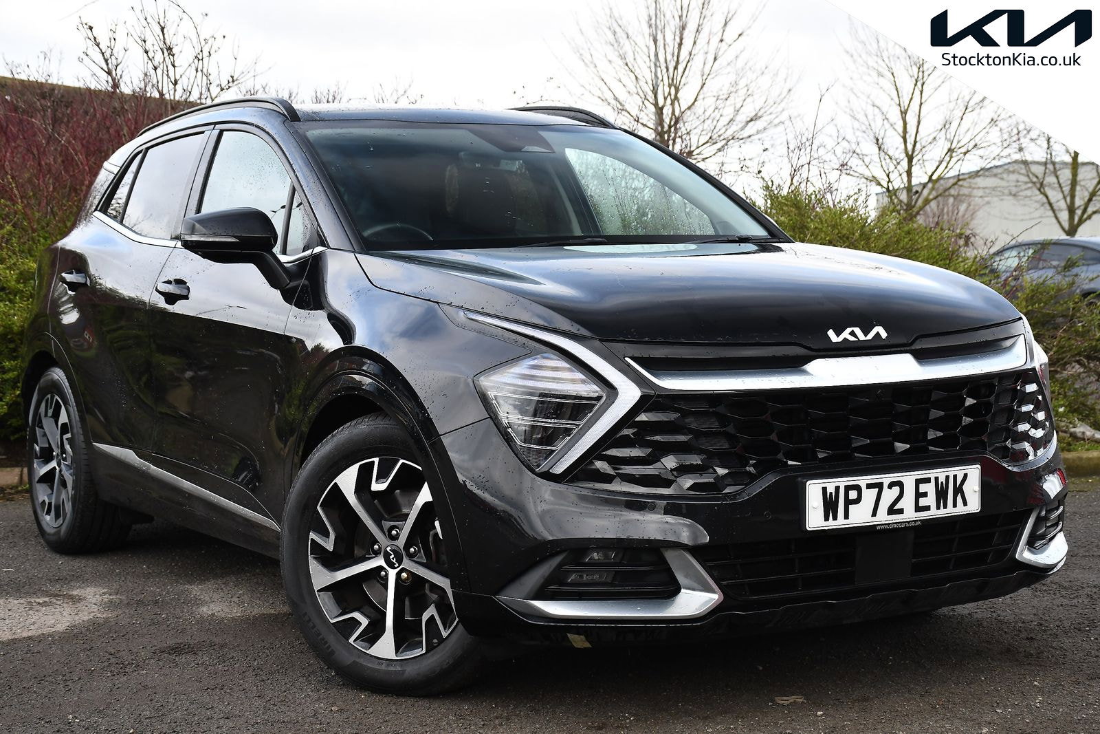2022 Kia Sportage 1.6 T-GDi MHEV 4 SUV 5dr Petrol Hybrid DCT AWD Euro 6 (s/s) (148 bhp) for sale, exterior front view