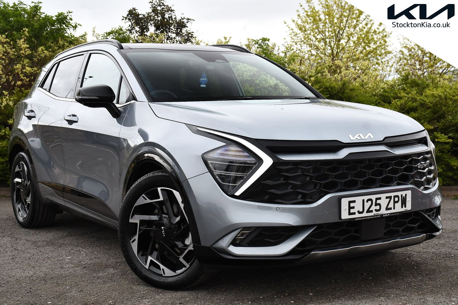 2025 Kia Sportage 1.6 T-GDi MHEV GT-Line S SUV 5dr Petrol Hybrid DCT Euro 6 (s/s) (157 bhp) for sale, exterior front view