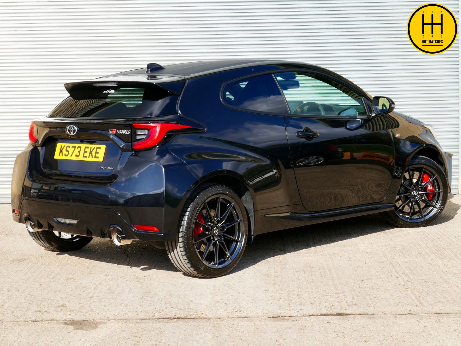 2023 Toyota Yaris 1.6T GR Circuit Hatchback 3dr Petrol Manual AWD Euro 6 (261 ps), exterior view 4