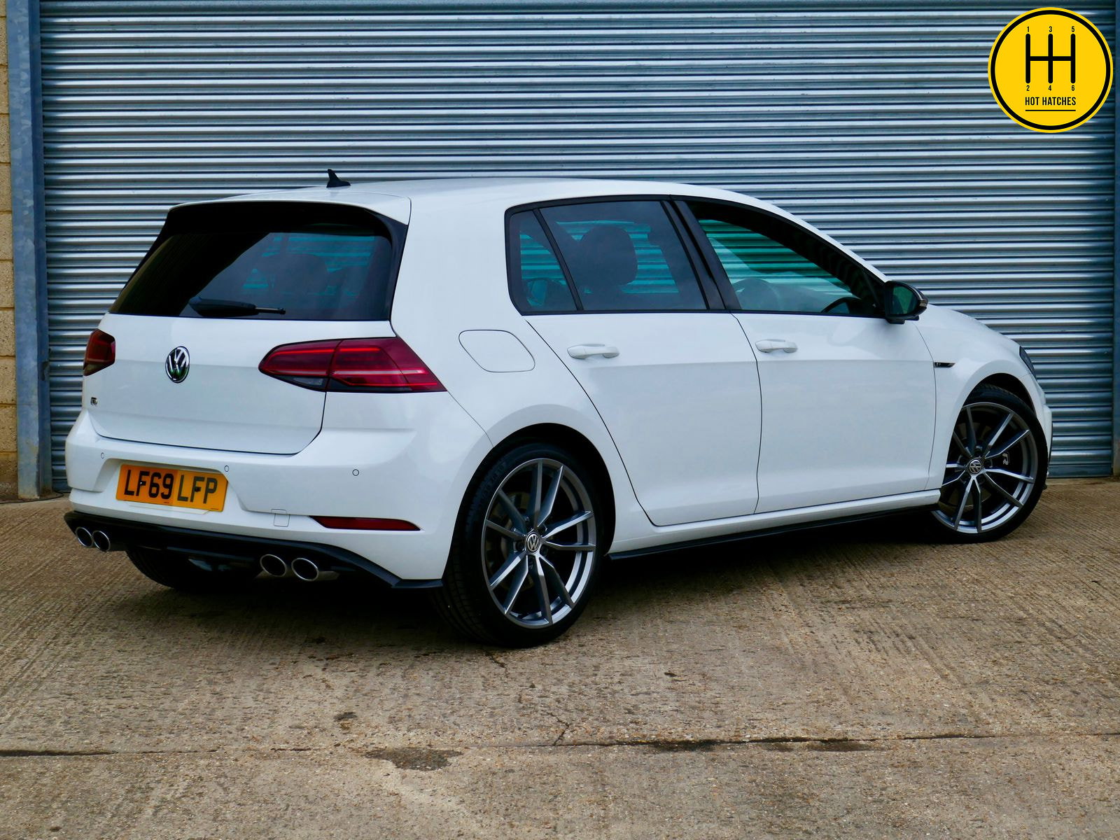2019 Volkswagen Golf 2.0 TSI R Hatchback 5dr Petrol DSG 4Motion Euro 6 (s/s) (300 ps), exterior view 4